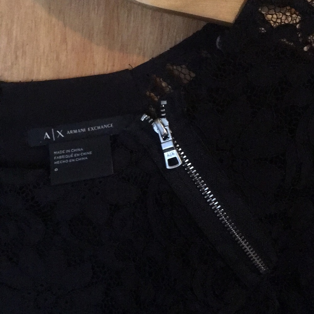 Armani Exchange Black Lace Dress - Picture 6 of 8